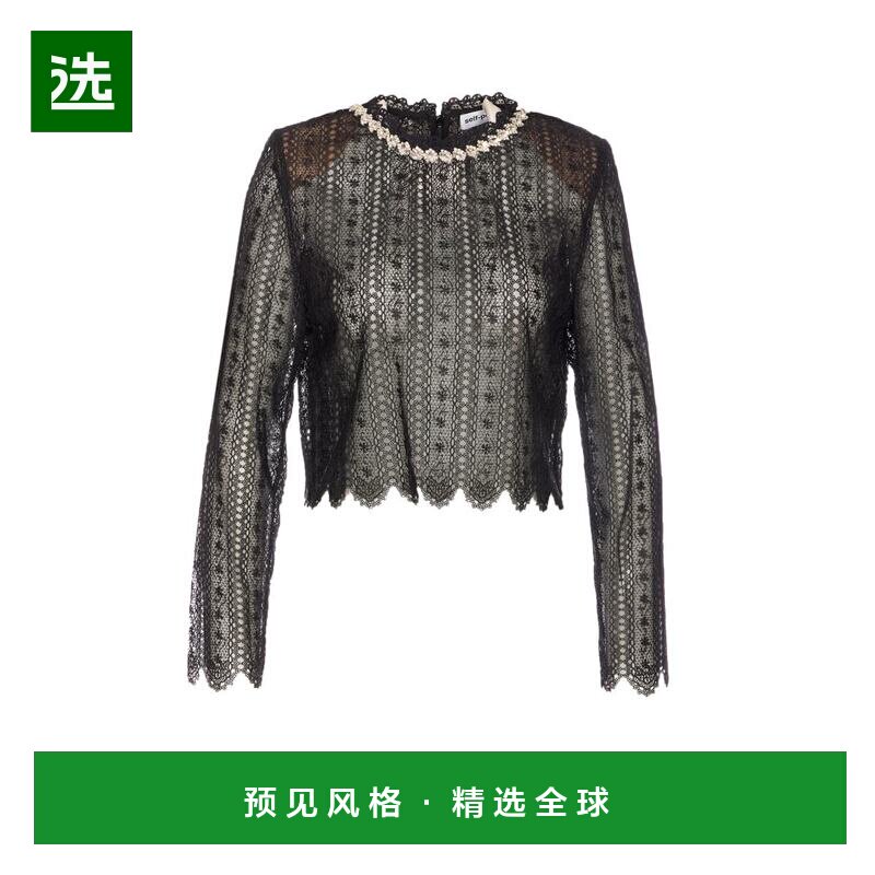 香港直邮SELF-PORTRAIT 女士外套 172TBLACK SS2026 花色 蕾丝罩