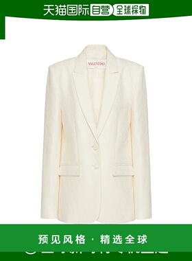 【99新未使用】香港直邮Valentino 印花绉纱西装外套 4B3CE3M58G5