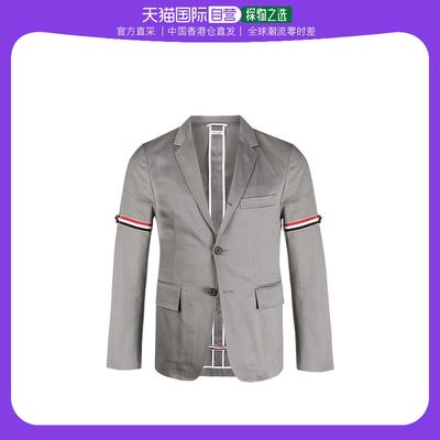 香港直邮Thom Browne 条纹单排扣西装外套 MJU527A03788翻领