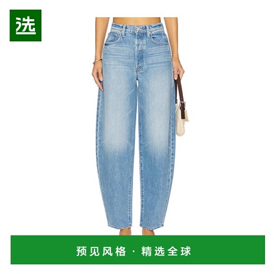 1h可退 香港直邮mother 女士 Fangirl Skimp 系扣牛仔裤 11248108