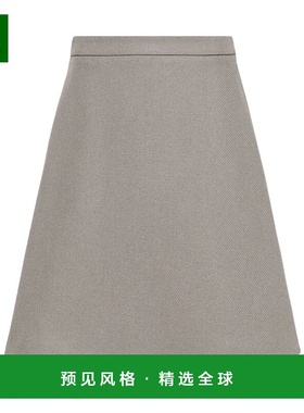 香港直邮Ami Paris A字半身裙 FSK215WV0016.羊毛