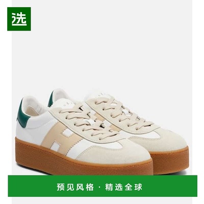 1h可退 香港直邮Hogan 女士 Cool 皮质防水台运动鞋  舒适时尚