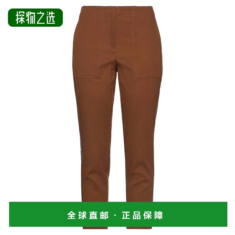 香港直邮THEORY 希尔瑞 女士 休闲长裤 brown棕色 舒适时尚