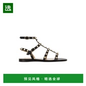 香港直邮Valentino 华伦天奴 女士 1h可退 铆钉凉鞋 7W2S0A05VOD