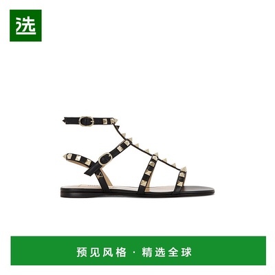 1h可退 香港直邮Valentino 华伦天奴 女士 铆钉凉鞋 7W2S0A05VOD