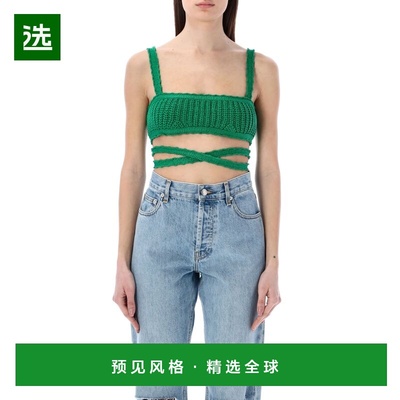 香港直邮ALANUI 女士T恤 LWHR003S23KNI0015757 绿色 Palm spring