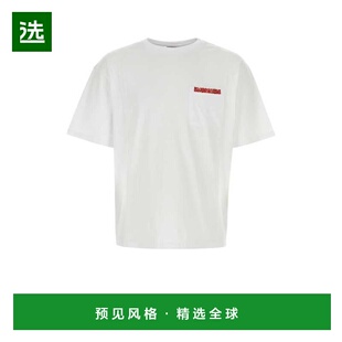 1h可退 香港直邮Bluemarble 男士 白色棉质T恤 TS07JE01DA23