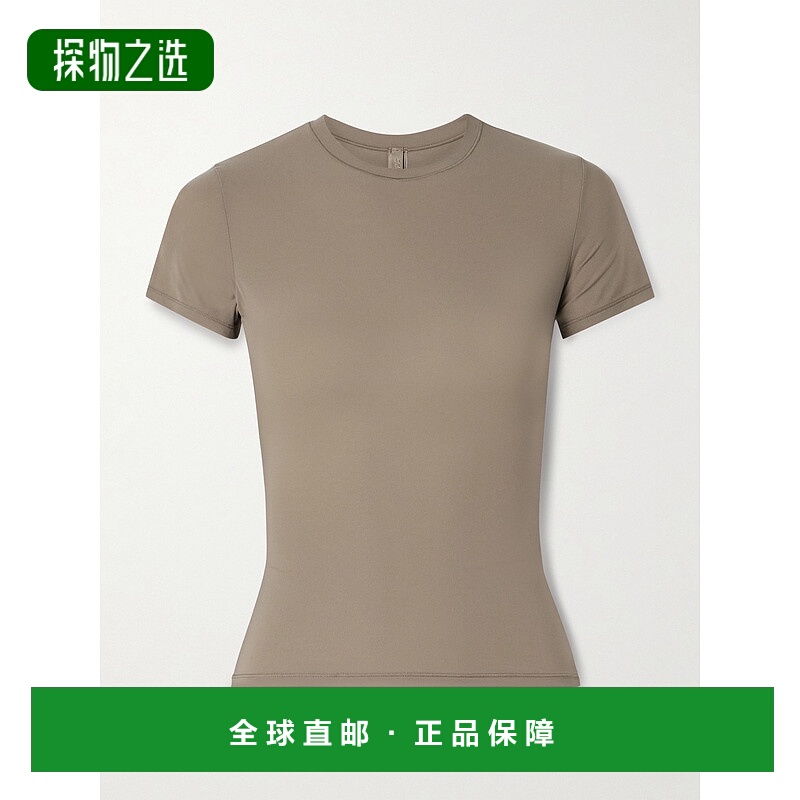 1h可退 香港直邮SKIMS 女士 Fits Everybody - Truffle T恤 TPTSH