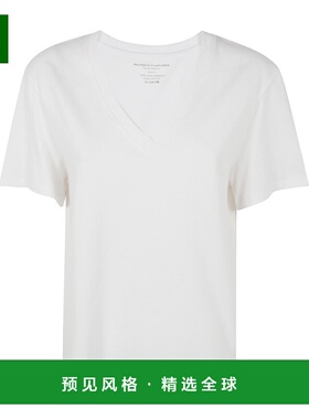 1h可退 香港直邮Majestic Filatures 女士 短袖 V 领 T 恤 E25M40