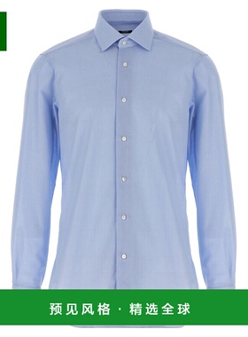 香港直邮BARBA 男士衬衫 I1U12P0150023U0003 AW2025 浅蓝色