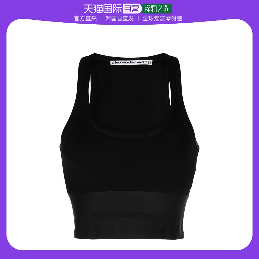 韩国直邮ALEXANDER WANG24SS短袖T恤女1KC1241049BLACK