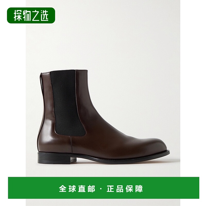 香港直邮The Row 男士 Novus 皮质切尔西靴 F2069LS65