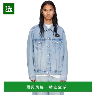 1h可退 【美国直邮】we11done男士外套牛仔休闲时尚保暖舒适潮流