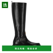 华伦天奴 女士 VLogo 香港直邮valentino 簽名圓頭靴 7W2S0MP2BEK
