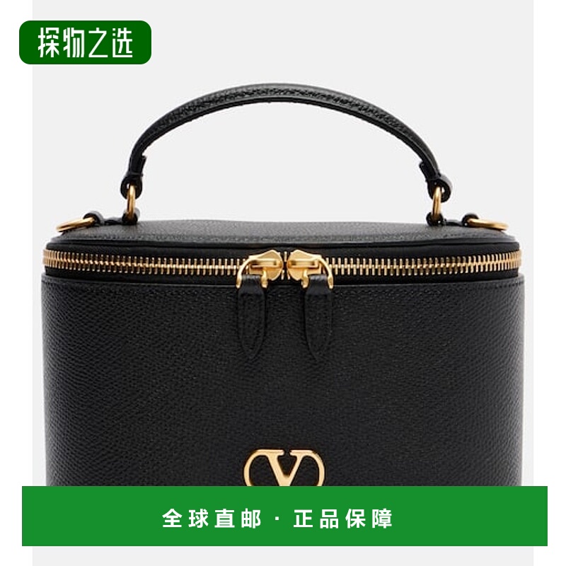 香港直邮valentino 华伦天奴 女士 VLogo vanity 迷你皮革包包