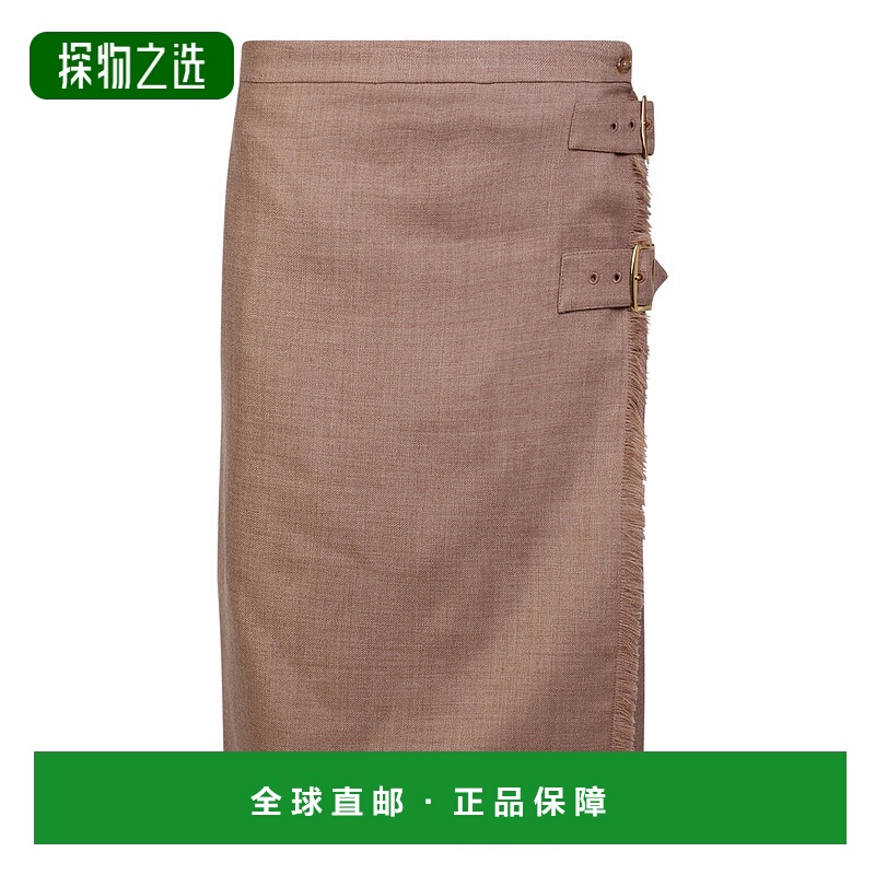 1h可退 BURBERRY 女士半身裙 8061914B3561包臀裙直筒裙