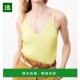 1h可退 女装 美国直邮 FRNCH品牌Edith系列柠檬色针织背心吊带