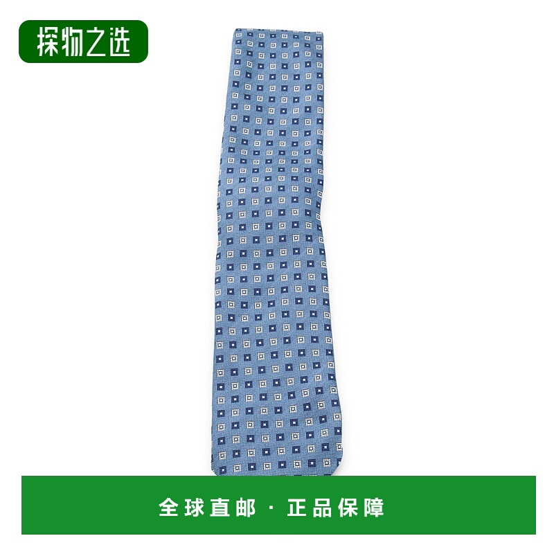 1h可退 香港直邮zegna 杰尼亚 男士 傑尼亞印花領帶 Z2D04TA21P8