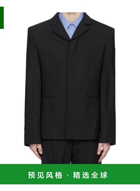 香港直邮032C 男士西服 S25MRW2001000BLACK SS2025 黑色 长袖西