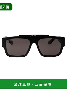 1h可退 香港直邮Gucci 古驰 男士 徽标太阳镜 GG1460S black黑色