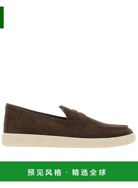 香港直邮Hogan 圆头商务休闲鞋一脚蹬乐福鞋 HXM6470FS00BTM
