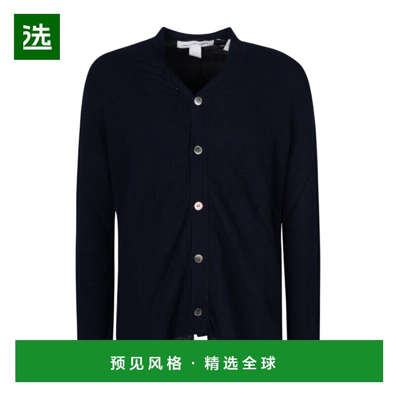 香港直邮COMME DES GARCONS 男士针织毛衣开衫 FJN011W22NAVY