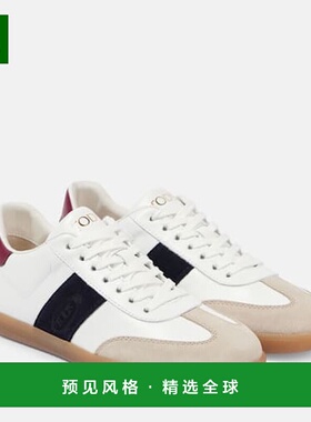 香港直邮TOD'S 托德斯 女士 Cassetta 山羊皮边皮质运动鞋德训鞋