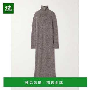 1h可退 香港直邮The Row 女士 Melani 羊绒高领长款连衣裙 10423Y