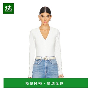 1h可退 香港直邮GOOD AMERICAN 女士 罗纹亨利汗衫 GB0580