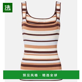 1h可退 香港直邮FAITHFULL THE BRAND 女士 Enya 条纹针织棉混纺