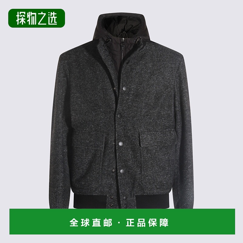 1h可退 欧洲直邮canali 男士 夹克衫羊毛