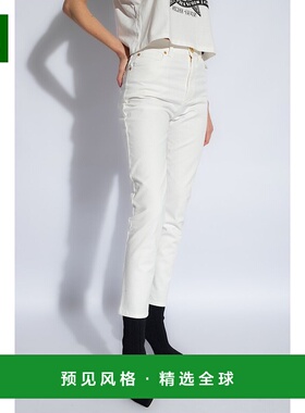 香港直邮Balmain 腰带环牛仔长裤 CF1MG007DB69牛仔裤直筒裤
