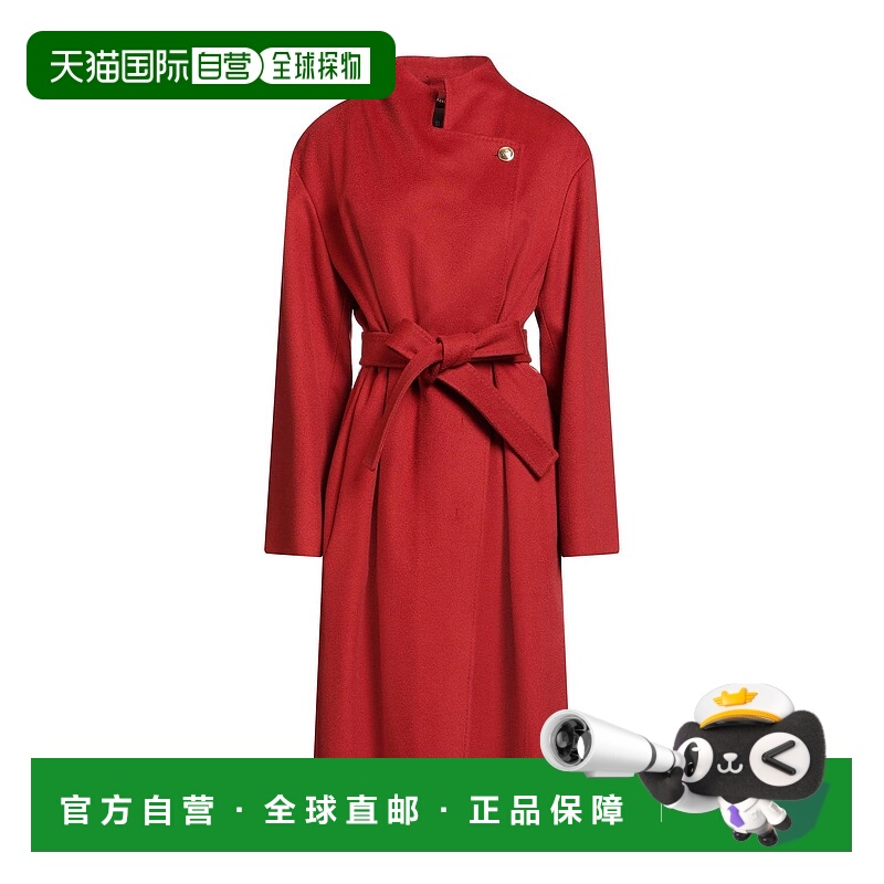 1h可退 香港直邮BOSS 波士 女士 大衣 orange橙色 舒适时尚