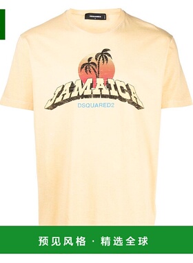 1h可退 香港直邮Dsquared2 二次方 男士 印花短袖T恤 S71GD1259S2