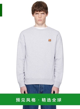 1h可退 香港直邮MAISON KITSUNE 男士 灰色 Fox Head Patch Regul