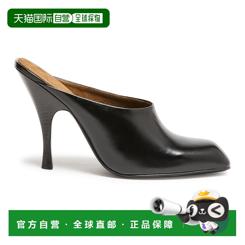 1h可退 香港直邮KHAITE 女士 Colt 100 凉拖 black黑色 舒适时尚