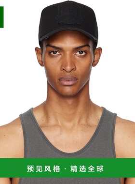 1h可退 香港直邮Dsquared2 二次方 男士 黑色徽标棒球帽 BCM09280