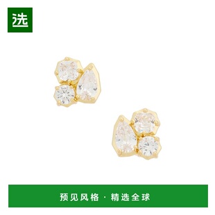 1h可退 香港直邮Shashi 女士 Georgian Cut 耳钉 SHE3134