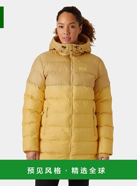 欧洲直邮Helly Hansen 女士沙黄色聚酰胺ACTIVE蓬松派克大衣外套