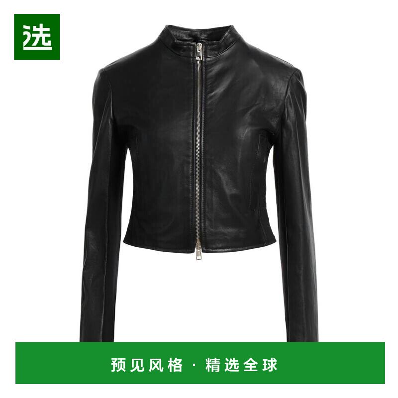 1h可退 【美国直邮】kaos 女士 皮质外套皮衣夹克