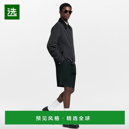 1h可退 欧洲直邮LV路易威登 Oxford男士黑色小牛皮老花图案德比鞋