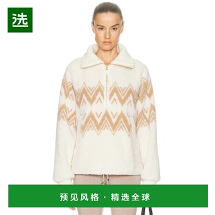 1h可退 香港直邮VARLEY 女士 Hendrik 半拉链毛毛卫衣 VAR03079