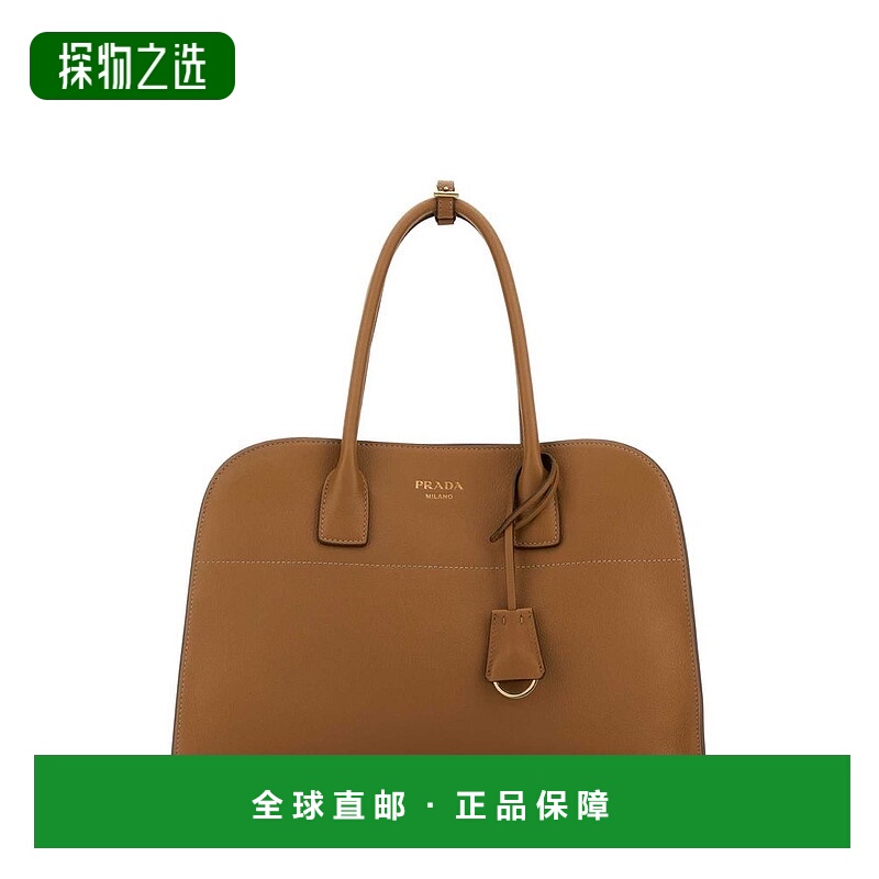香港直邮Prada 普拉达 女士 標誌細節開口大手提包 1BG571VOOY2CY