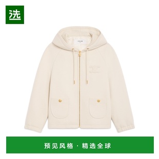 香港直邮Celine 长袖连帽卫衣 RV05Q6700.羊绒