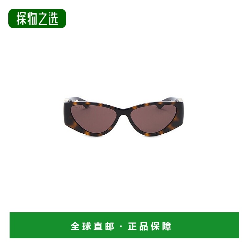 1h可退 香港直邮Gucci 古驰 女士 几何框太阳镜 GG1824S colorful
