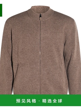 1h可退 香港直邮Canali 康钠丽 男士 棕色羊毛针织衫 C1141MK0216