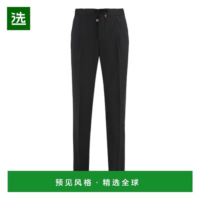 1h可退 香港直邮Slowear 男士 锥形合身羊毛长裤 1T007810168990