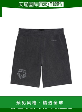 香港直邮Givenchy 徽标休闲裤短裤 BM515E3Y7R