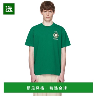 1h可退 香港直邮Casablanca 男士 绿色 Championship Diamond T