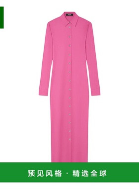 香港直邮Versace 翻领长袖连衣裙 10202991A14475范思哲